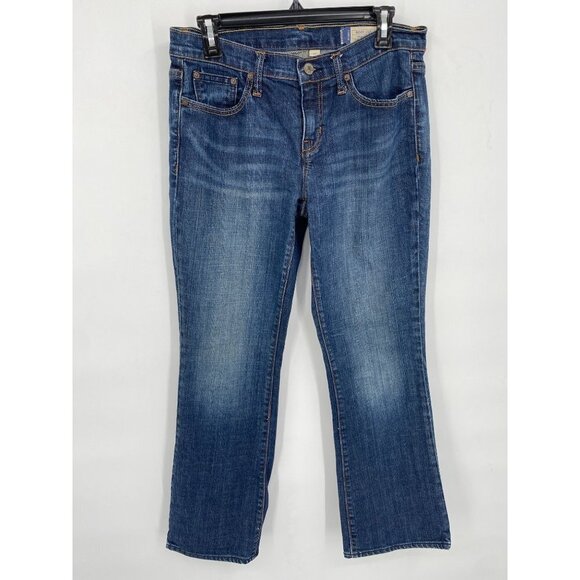 GAP Womens Bootcut Stretch 5 Pocket Jeans Size 8 Blue - Picture 1 of 12